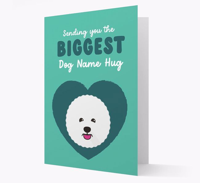 Biggest Hug: Personalized {breedFullName} Card